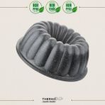 Thermoad 2 lt 26 cm Alüminyum Döküm Kek Kalıbı - Özel Granit Kaplama, Hafif ve Dayanıklı, Siyah, Fırın ve Bulaşık Makinesi ile Uyumlu - Gri