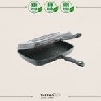 ThermoAD | Balık Tava | Ayrılabilir 2 Parça | 36 cm | Gri