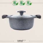 ThermoAD | Derin Tencere | Graneu Serisi | Gri | 20 cm