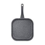 Thermoad Döküm 28x28 cm Gri Granit Kare Grill Izgara Tava
