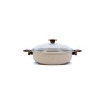 ThermoAD Döküm Granit Karnıyarık Tenceresi Vizon 26 Cm