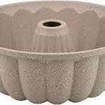Thermoad Granit Dilimli Kek Kalıbı 26 cm -Krem