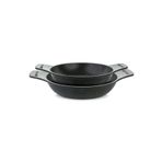 ThermoAD | Güveç Sahan Set | Döküm Kendinden Saplı | 2 Parça | Gri | 20cm-22cm