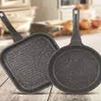 Thermoad THE-024-52 Gri 26 cm ve 28 cm 2'li Frapan Tava Seti