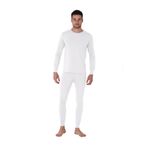 Thermoform HZT18049 Beyaz Microfiber Şardonlu Erkek Termal İçlik Seti
