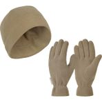 Thermoform Polar Eldiven Bere Seti Kum - Standart - beden
