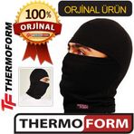 Thermoform Termal Kar Maskesi Balaklava Bere Boyunluk Baf Motosiklet Maskesi (Beyaz)