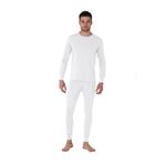Thermoform TF Microfiber Şardonlu Termal İçlik Set Erkek BEYAZ