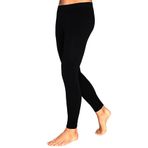 Thermoform Ultimate Merino Erkek Seamless Kışlık Termal Tayt İçlik Pantolon Siyah