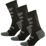 Thermoform Winter Dolgulu Kışlık Unisex Outdoor Çorap 3'lü Paket Siyah - Çok Renkli - 39 - 42