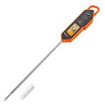 ThermoPro TP01H Et Termometresi Gıda Sıcaklık Probu Mutfak Pişirme Yağ Şeker Termometresi Süt Reçeli Sıcak İçecek Barbekü için Arka Işık ve Kilitleme Fonksiyonlu Anında Okuma