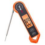 Thermopro TP19H Su Geçirmez Dijital Et Termometresi, Otomatik Dönen Işıklı Ekran, Hareket Sensörlü Hızlı Okuyan prob