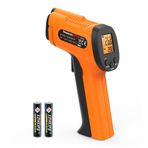 ThermoPro TP30 Yüksek Hassasiyetli Profesyonel Kızılötesi Termometre, -50°C ila 550°C (-58°F ila 1022°F) Ayarlanabilir Emisiviteli Dijital Lazer Termometre (Vücut Kullanımı İçin Değildir)