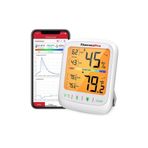 ThermoPro TP359 Bluetooth Limit Aşım Uyarılı İç Mekan Dijital Isı ve Nem Ölçer Termometre