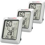 Thermopro TP50 Termometre Iç Mekan Dijital Isı ve Nem Ölçer - 3 Adet