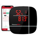 ThermoPro TP90 WiFi Akıllı İç Mekan Termometre ve Nem Ölçer, Sınırsız Menzilli Telefon Kontrollü ve Alexa Uyumlu Higrometre