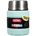 Thermos SK3000 Stainless King Yemek Termosu 0.47 lt Açık Mavi Çelik Termos 75130