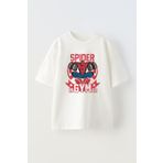 THEWERT Unisex Spıderman Gym 1962 Tasarım Baskılı Pamuk Beyaz Oversize T-shirt
