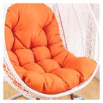 Thicken Nest Basket Oturma Minderi İç Mekan, Dış Mekan, Bahçe, Salıncak Sandalye, Asılı Sandalye - Turuncu Oturma Minderi - Veranda Salıncak Sandalye Minderi için Yedek Yastık