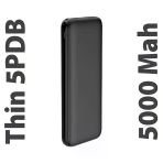 Thin 5B Slim Ultra İnce 5000Mah Powerbank Taşınabilir Şarj Cijhazı Type-C / Usb / Total Output 2.1A Max