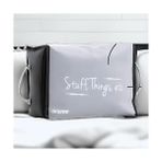 Things, Etc Çok Amaçlı Hurç Sepet Seti, Baskılı, Saplı, 30X22X20 Cm, Yıkanabilir