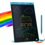 Think Master Çocuk Yazı Tahtası Renkli E-Yazı Tahtası Digital Yazı Tahtası Çizim Tableti 10.5 Inç Ekranlı Mavi