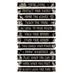 Thinkday İskandinav Viking işareti Viking kodu duvar dekoru Kelt Rün plak İskandinav Vikingler Tekne Pusula Valknut İskandinav Ortaçağ Vegvisir Runes Ev Mutfak Mitoloji Vegvisir Runes Yapıt Pagan