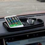 ThinSGO Cep Telefonu, Anahtarlıklar, Güneş Gözlükleri, Navigasyon Cep Telefonu için Kaymaz Araba Dash Kavrama Pedi (Siyah)