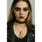 Thirteen (13) Şans Unisex Kolye – Gri Renk Özel Tasarım