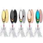 THKFISH 5 adet 10 g Alabalık Kaşığı Seti, Alabalık Yemi Balıkçılık Kaşığı Seti Alabalık İçin