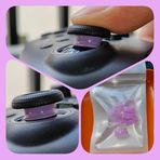 THLMT 8 ADET Joystick Koruyucu Yüzük Buhar Güvertesi/Xbox/PS4 için/PS5 için/Switch Pro/ROG Ally için, Elastik Silikon Koruyucu Halka Kapak Thumbstick Halkaları Görünmez Halka (Mor)