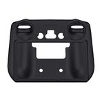 THLMT DJI Mini 3 Pro RC Uzaktan Kumanda ile Uyumlu Silikon Kapak Kılıfı, Drone'lar için Koruyucu Kılıf Tutucu, Çizilmez, Cilt Koruyucu, Koruyucu Drones Kontrol Cihazı Koruma Braketi (siyah)