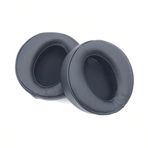 THLMT Kulaklıklar Kulak Pedleri Yastık Köpük Kılıf Sony MDR-XB950BT XB950B1 XB950N1 ile Uyumlu, Kulaklıklar Yumuşak Sünger Earpads Kulak Kupaları Minder Kılıfları Değiştirme (siyah)
