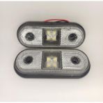 Thoc Auto Beyaz Sıde Marker Lamba 2 Ledli 12-24 V 2'li