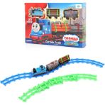 Thomas 11 Parça Pilli Raylı Vagonlu Çocuk Tren Oyuncak Seti
