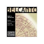 Thomastik Infeld Th-Bc600 Kontrbas Tel Seti - Belcanto (Üst Segment - Orchestra Series) | Çelik Halat Çekirdek (Rope Core), Yay (Arco) Kullanımı İçin Optimize Edilmiş Hızlı Tepki, Karanlık Tını | Uyum