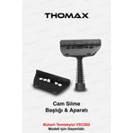 THOMAX Vsc28g buharlı temizlik makinası cam silme başlığı ve aparatı