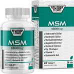 THOR NUITRITION MSM Glukozamin Kondroitin 1450 mg 90 Tablet 30 Gün