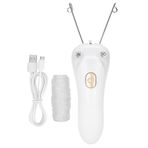 Threading Epilatör, Fiziksel Depilasyon ile Yüz için Epilasyon, USB Şarj, Güvenli ve (Altın)