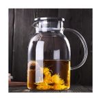 Three Beans 1 Adet Cam Su Sürahi Su Sürahisi Cam Su Tenceresi Isıya Dayanıklı Cam Su Isıtıcısı Kaynama Çay Için 1800 Ml Ev | Sürahi (Yurt Dışından)