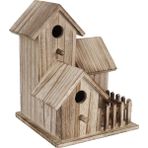 Three Beans Ahşap Birdhouse Küçük Açık Bahçe Kuş Yuvalama Kutusu Kuş Evi Pet Malzemeleri Dekorasyon Kuşlar Için Uygun Dekorasyon Kumaştılar | Kuş Kafesleri ve yuvalar - (Yurt Dışından)