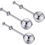 Three Beans Çay Süzgeci Çay Topları Gevşek Çay İçin Demlik Paslanmaz Çelik Premium Çay Filtreleri (Yurt Dışından) - Gümüş