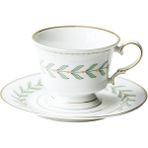 Three Beans Vintage Seramik Kahve Fincanı ve Tabağı Porselen El Boyalı Altın Ingilizce Öğleden Sonra Çay Bardağı ve Sacer Tazza Colazione Drinkware | Kahve Kupası ve tabak Setleri (Yurt Dışından)