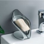 Three Beans Yaratıcı Yaprak Şekli Sabun Kutusu Banyo Salonu Sabunluk Depolama Konteyner Lavabo Kurutma Raf Banyo Malzemeleri | Sabunluklar - (Yurt Dışından) - Yeşil