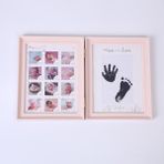 Three Beans Yenidoğan Fotoğraf Çerçevesi El ve Ayak Izi Mürekkep Pad Resim Fotoğraf Sahne Ilk Yılım Hediye Aylık Milestone Ev Dekor Bebek Hatıra Eşyası | El Ve;ayak Izi Yapımcıları (Yurt Dışından)