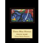 Three Blue Horses: Franz Marc Cross Stitch Pattern