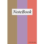 Three Colorful Vertical Pattern Unlined 100 pages Blank Notebook (6"x9") Type 36: 6 x 9 inches unlined 100 Pages with glossy cover (idea / design / sketch / drawing / Notebook / note )