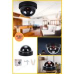 Three Star Led Işıklı Güvenlik Kamerası Sahte Dome Hırsız Caydırıcı Kamera Kablosuz Taklit Kamera EÖ0001