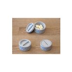 three3dprints 1 Adet Modern İlaç Saklama Kutusu Günlük Ufak Boyut PillBox 4cm