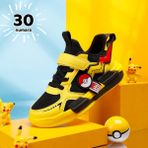 ThreeMB Toys Pokemon Spor Ayakkabı-30 Numara - Sarı - Siyah